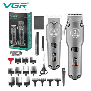 VGR 675 Original  Cordless Combo Kit Hair Trimmer For Men Electric Washable Beard Hair Clipper Rechargeable Haircut Machine