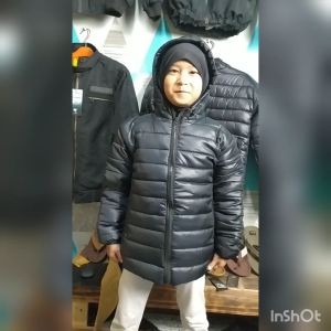 jaket anak cowok cewek tebal gelembung musim dingin