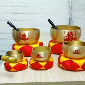Chuông Bát Chuông Tụng Kinh Bằng Đồng Cao Cấp Chuông Đồng Nhiều Kích Thước Thiết Kế Chuông Bát Tròn - Lazada