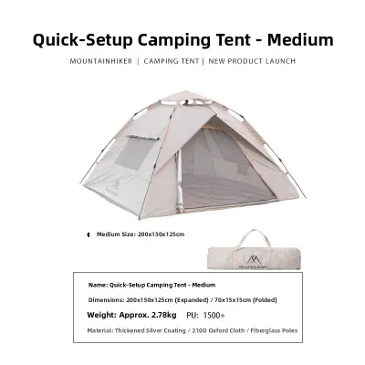 Mountainhiker | Automatic Quick-Opening UPF50+ Portable Waterproof Camping Tent