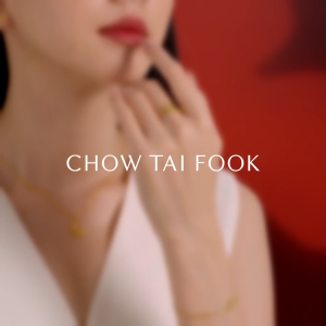 CHOW TAI FOOK 周大福 Gold Diamond Ring Butterfly - ERU54