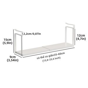 Tủ Gương Đựng Đồ Nhà Tắm Có Kệ Nhiều Tầng Giỏ Treo - Giá Để Đồ Bằng Kim Loại Dưới Tủ Để Đồ Linh Tinh