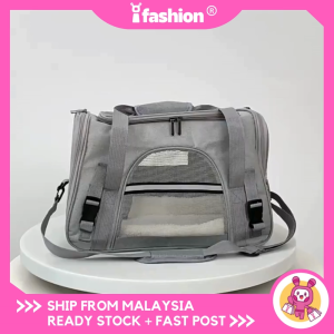 IFASHION 2434 Foldable Transparent Shoulder Pet Carrier Bag Beg Kucing Bernafas Selesa Haiwan Peliharaan