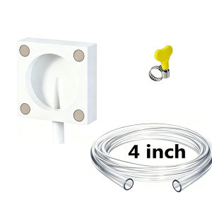 1Pack Air Conditioner Drain Hose Universal AC Drain Pipe Replacement with Hose Connector and Clamp for Window AC Mini Split Unit