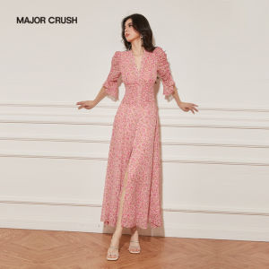 Elegant Slimming Fashionable Floral Print Fitted Dress