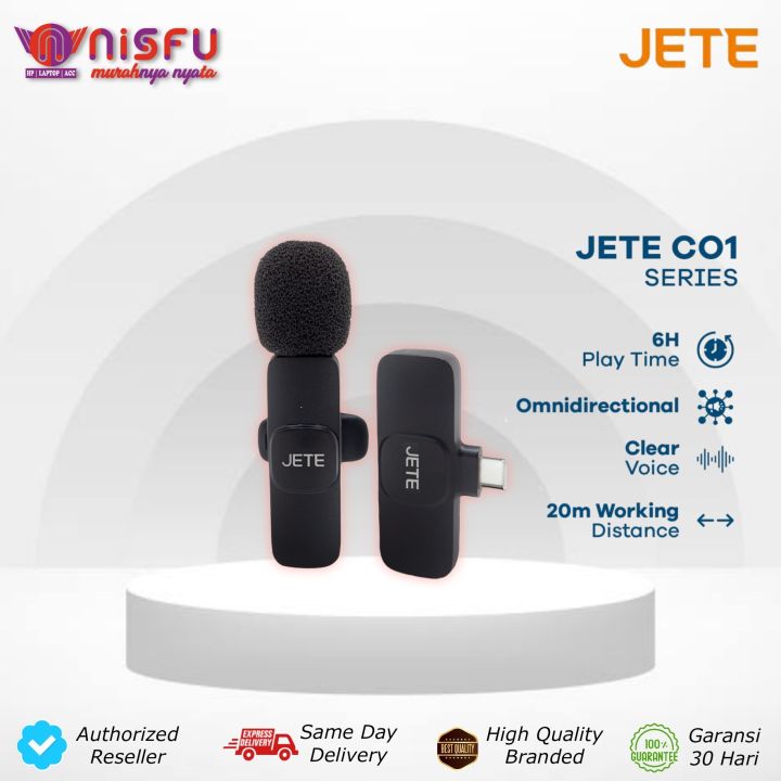 JETE MIC CLIP ON CO1 KONEKSI WIRELESS - Type C Plug In