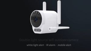 V380 B10 Outdoor CCTV WIFI IP Camera IP65 Waterproof Ultra Wide-Angle High-Definition Night Vision (V380 Pro App)