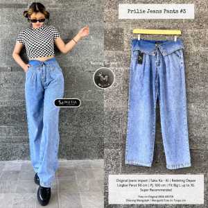 PRILIE PANTS #3 (CELANA JEANS PINGGANG TINGGI) LABEL MUTIA