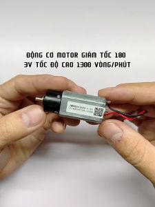 [HCM]Động cơ mô tơ giảm tốc mini 180 tốc độ cao1300 vòng/phút - 3V mô men xoắn lớn - LK0087