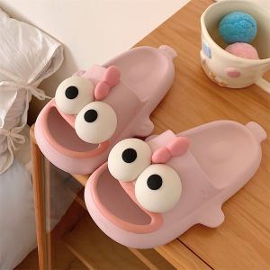 Cute Little Clown Fish Slippers Womens Indoor Anti-Slip Soft Bottom Flat Sandals Parent-Child Summer Cool Slippers