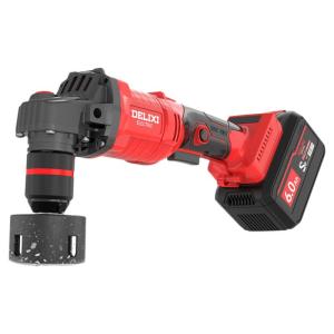 DELIXI Electric | Brushless Battery-Powered Drill for Tile and Fire Pipe Hole