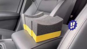 JeDa ฟองน้ำเช็ดทำความสะอาดเช็ด ฟองน้ำลงแว็กขัดยาง ฟองน้ำทำความสะอาดรถยนต์ car wash sponge