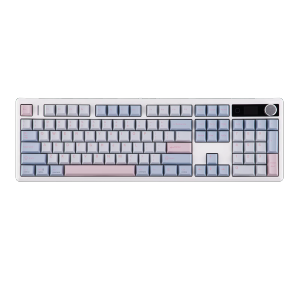 EPOMAKER TH108 V2 PRO Full Sized ANSI US Layout Tri-mode Wireless Gaming Keyboard Interactive Glass Screen & Multi-Tasking Knob