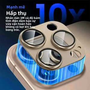 Miếng Dán Kính Bảo Vệ Camera iPhone 16 Pro Max Phụ Kiện Bảo Vệ Camera Điện Thoại Chất Lượng Cao Tăng Cường Bảo Vệ