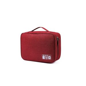 Portable Digital Storage Bag USB Plug Charger Line Earphones Mouse Wire Waterproof Cable Organizer Pouch Travel Accessories Bag