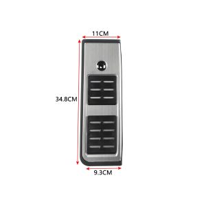 Pedals for Audi A4 B9 A5 F5 2016-2019 Sedan Avant LHD Auto Car Fuel Brake Footrest Pedal Cover Pads Stainless Steel Parts