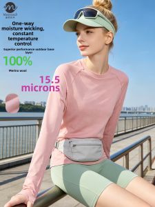 Menyanull | Merino Wool Womens Quick Drying Clothes 15.5 Micron