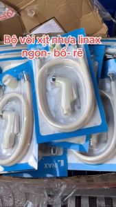 Vòi xịt toilet bộ vòi xịt vệ sinh  kèm dây  linax