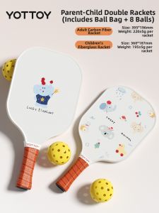 YOTTOY | Professional Grade Glass Fiber Pickleball Racket Set