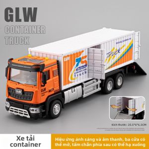 JUANNUO | Mô Hình Xe Tải Điện Chất Liệu Hợp Kim