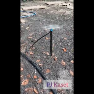 ชุดหัวน้ำหยด และสปริงเกอร์ หัวสีฟ้าละอองน้ำรอบทิศ แบบปรับได้ พร้อมก้านปักยาว 18 ซม. 28 ซม. และ 30 ซม. (ขายแพคละ 10 ชิ้น)แถมฟรี ข้อต่อตรง 10ชิ้น