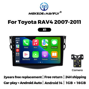 Android 15 IPS Touch Screen Car Radio For Toyota RAV4 XA30 2005-2013 Wireless Carplay Stereo Multimedia Player GPS Autoradio BT