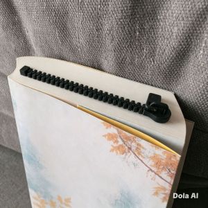 Đánh dấu trang sách bookmark hình khóa kéo zipper in 3D độc đáo làm quà tặng cho người yêu sách