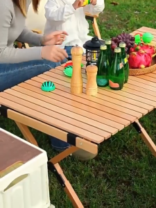 โต๊ะแคมป์ปิ้ง โต๊ะพับได้ Folding table  โต๊ะปิคนิค โต๊ะพกลางแจ้งแบบพกพา  ในร่ม ชุดโต๊ะพับแคมป์ปิ้ง  ในร่ม แคมป์ปิ้งปิกนิก