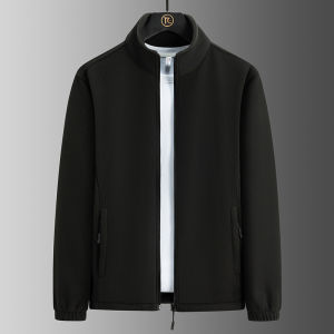 Spring Autumn Mens Thin Cardigan Collar Fleece Sweatshirt Outdoor Casual Fluffy Jacket Trendy Long Sleeve Regular Length