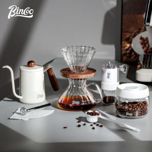 Bincoo Hand Brewing Coffee Pot Set Coffee Dripper Set Glass Filter Cup Drip (650ml)