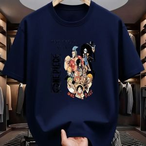 Bandai | Anime Style MenS T-Shirt - Fashionable  Unique Character Print Showcasing Charm - Lightweight  Summer Street Fashion Clothing