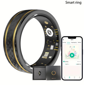 Fitness Tracker Smart Ring for Women And Men with Heart Rate Blood Oxygen Pressure Monitoring Sleep Tracking And Step Counting