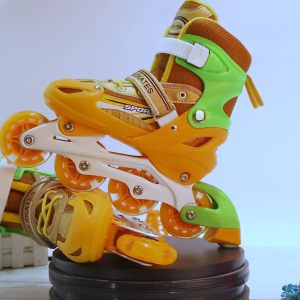 Roller Skates Shoes For  Flat Sliding Inline Flash Wheels Outdoor Roller Skate Shoe for Kid