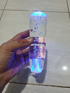 Gear Shift Knob Racing Perseneling LED Acrylic Bubble Clear Bening 15cm