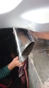 Savinta Knalpot Racing Mobil BMR Dop Bass Bulat