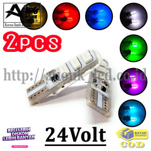Lampu Led T10 Kedip Strobo 24Volt Truck Bus / Lampu Senja Truk 24Volt T10