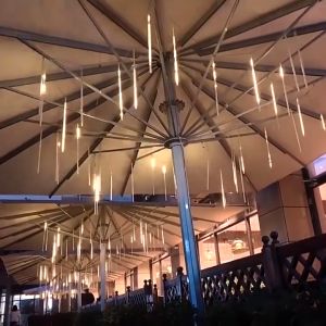 Lampu Meteor LED Hujan 50cm RGB /Warmwhite 1set 10batang