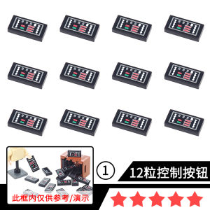 Mô Hình Khối Xây Dựng Nút Điều Khiển 3069pb1119 Panel in Hình Khối 1x2 Phụ Kiện Nhỏ Cho Trẻ Em Từ 14 Tuổi Trở Lên