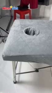 GA BỌC NỆM SPA chất liệu tuyết nhung mềm mịn êm ái dày dặn sang trọng cho giường massage hoặc thẫm mĩ có thể may lỗ úp