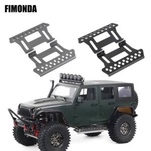 2Pcs Aluminum Alloy SCX10 Rock Slider Side Step for 1/10 RC Car Crawler Axial SCX10ii 90046 90047 Wrangler RC4WD D90 TF2 Upgrade
