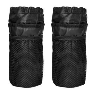 Eslnf(ESLNF) | Bike Water Bottle Bags Road Bicycle Handlebar Cup Holder Cycling Front Storage Pouch Bottle Carrier With Mesh Insulated Lining