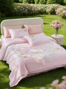 FUANNA (富安娜) | 60S Lyocell Cooling Skin-friendly 4-Piece Bedding Set