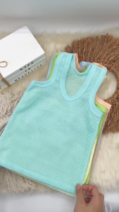 6 Pcs Sando Set Aircool Colored For Baby Boy Kids Soft Comfortable Pambahay 0 to 10 yrs Old