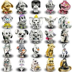 Original Charm BeadsSeries Villains Maleficent Charm Lady CharmMarie Charm BeadsFit Pendant Bracelet Women Jewelry