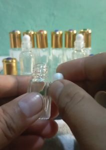 1 Lusin/12 pcs Botol Roll Permata 6 Ml /Botol Kosong Roll Permata/Botol Isi Ulang Permata/Botol Parfum Permata 6 Ml