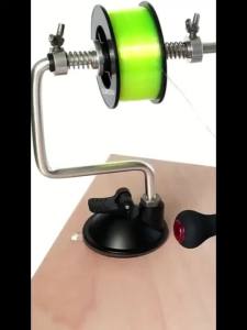 2 Types Coil Fishing Reel Line Winder System Metal Line Spooler Vacuum Spooling Lines Winding for Fishing Tackle Tool Accessory