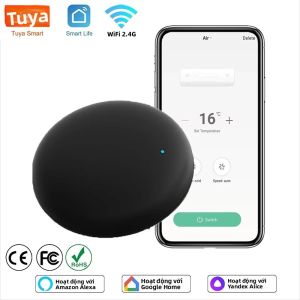 Điều Khiển Từ Xa Thông Minh Đa Năng Tuya WiFi IR Cho Máy Điều Hòa Không Khí Hoạt Động Với Alexa Google Home Ứng Dụng Smart Life - Giao Tiếp Không Dây
