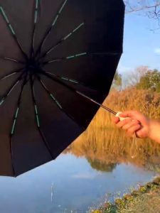 【VIDKHSY Store】Automatic Umbrella 24 Ribs Auto Open Umbrella UPF50+Windproof Folding Umbrella