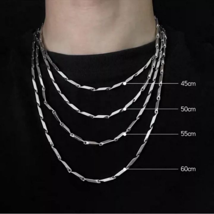 Stainless%20Steel%20Chain%20Necklace%20Tube%20Bamboo%20Punk%20Fashion%20Style%20Rantai%20Leher%20Lelaki%20Wanita%20%E4%B8%8D%E9%94%88%E9%92%A2%E9%A1%B9%E9%93%BE%20-%20Image%203