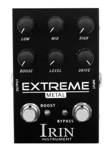 IRIN | IRIN AN-42 Extreme Metal Guitar Effect Pedal Distortion Overdrive Pedal True Bypass Adjustable Knobs Electric Guitar Accessories